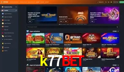 Biblioteca de slots populares na k77bet